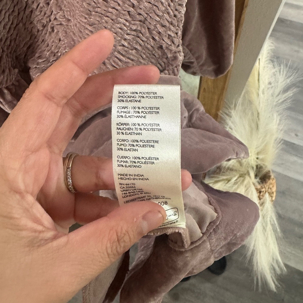 BNWOT Free People Farrier Velvet Mini Dress - Picture 7 of 7